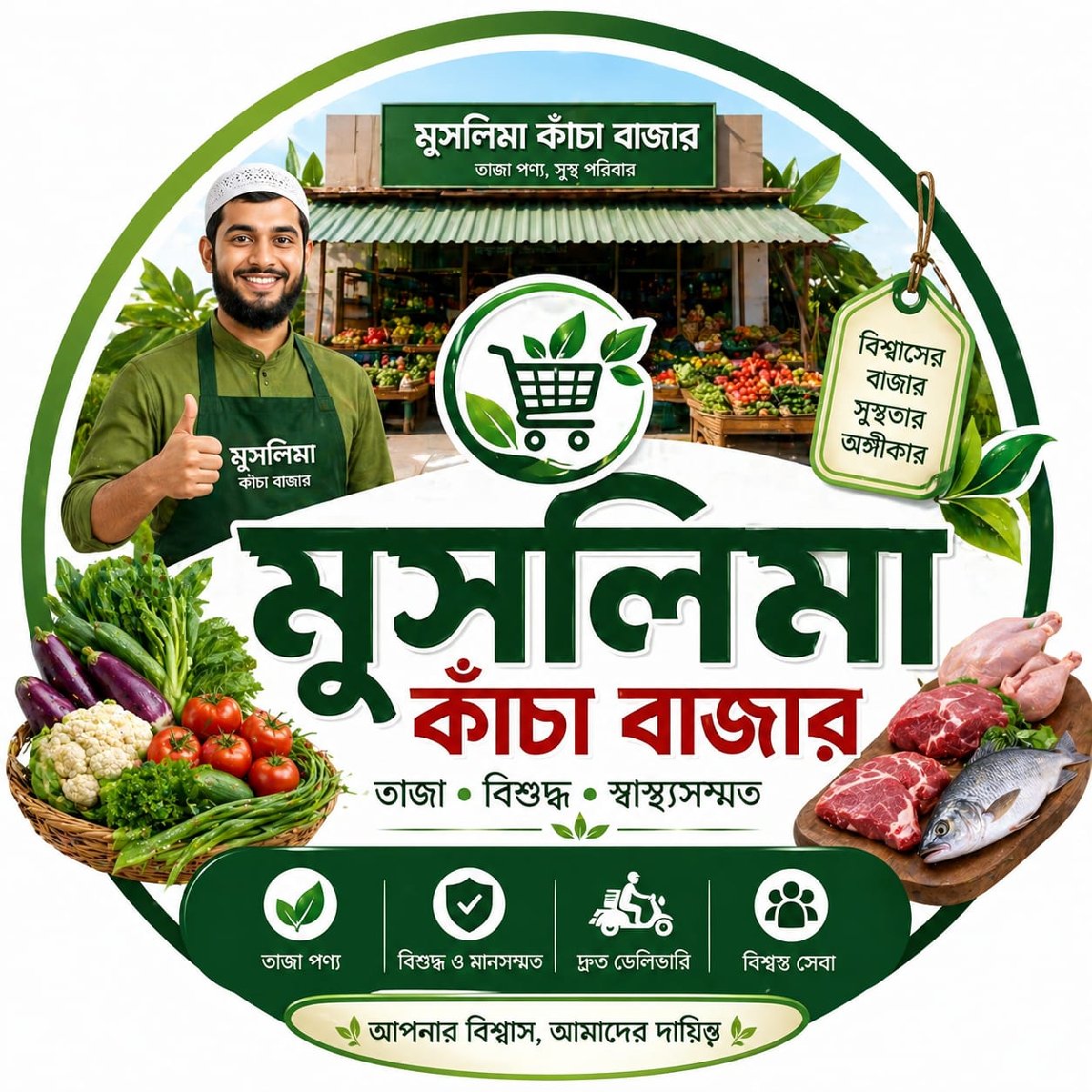 মুসলিমা কাচা বাজার