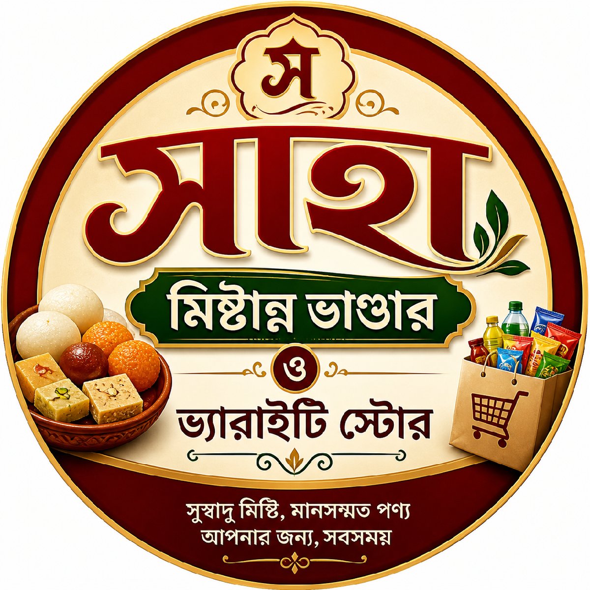 “সাহা মিষ্টান্ন ভাণ্ডার ও ভ্যারাইটি স্টোর