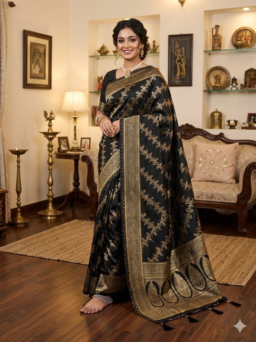 Japani Silk Sharee with Blouse Piece 3