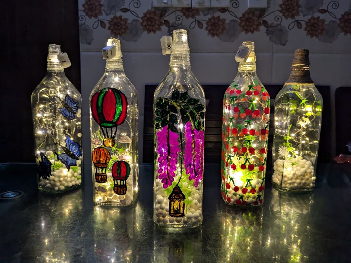 Bottle Lamp 2