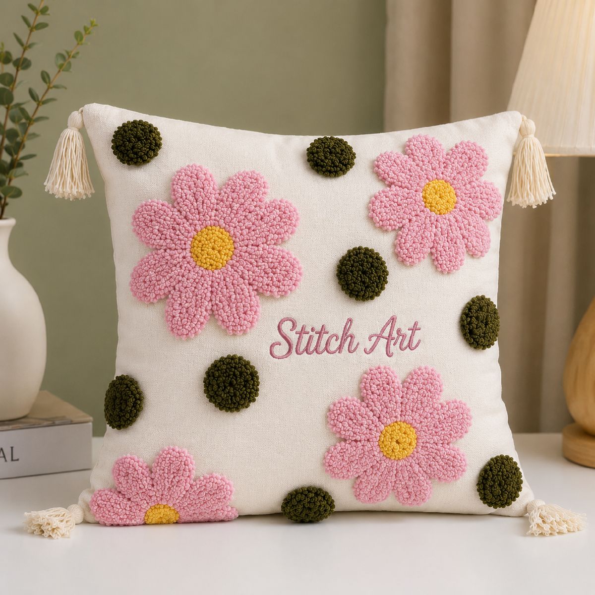 Tufted cushion cover 2
