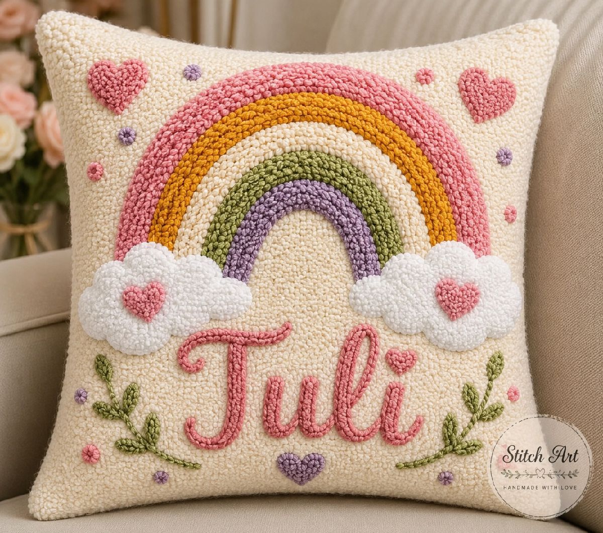 Tufted cushion cover 2