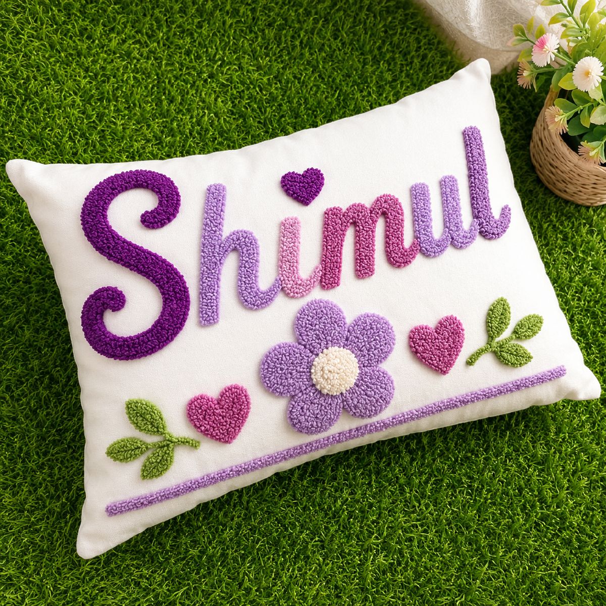 Tufted cushion cover 3