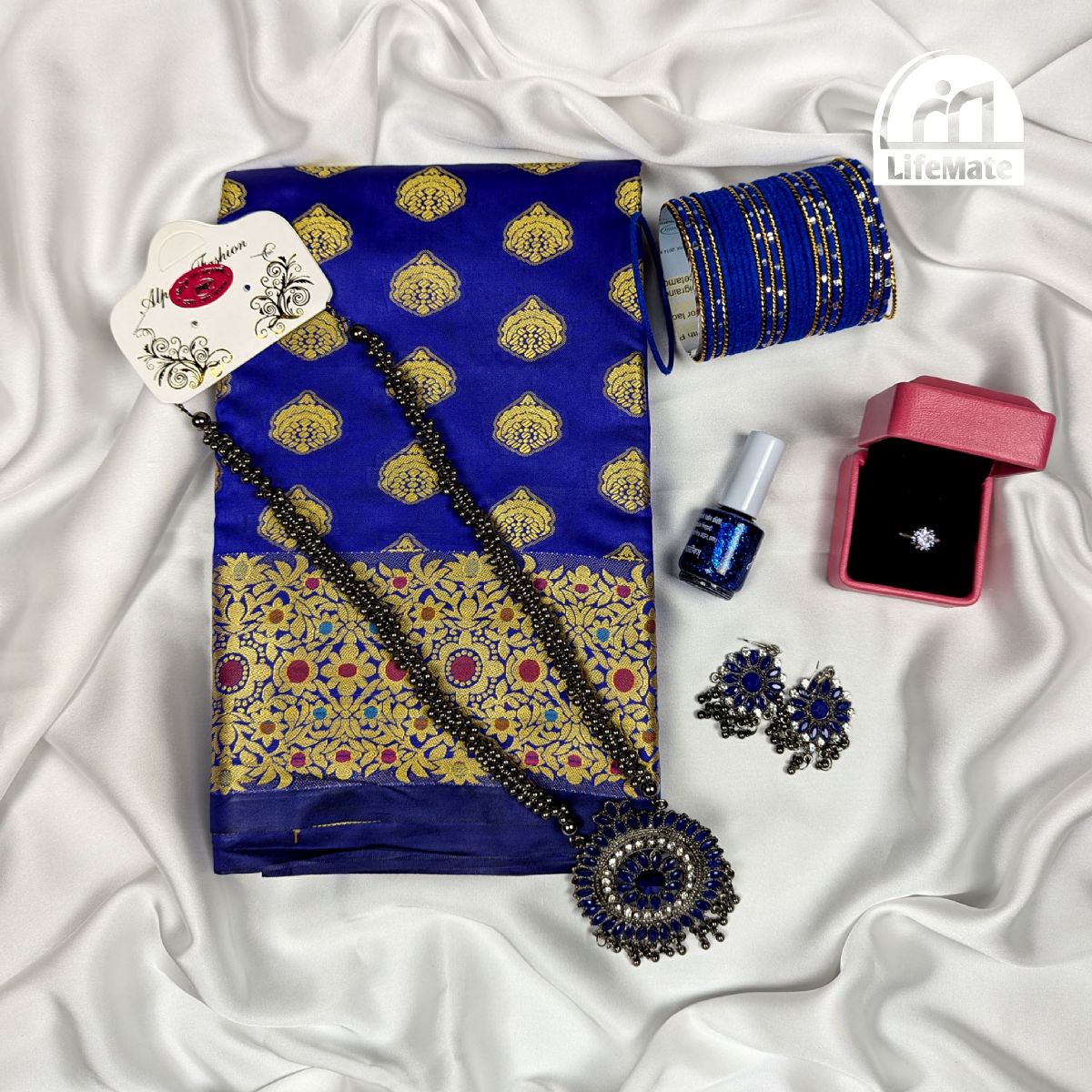 Combo Sari set / কম্বো শাড়ি সেট 💙 3