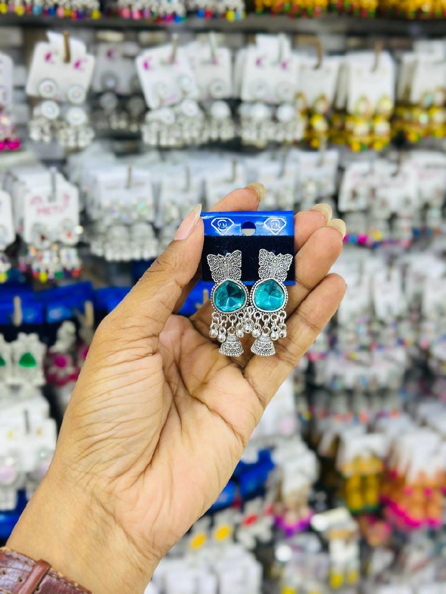 Oxidize Firoza Jhumka