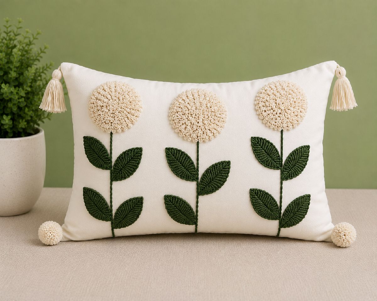 tufted cushion cover