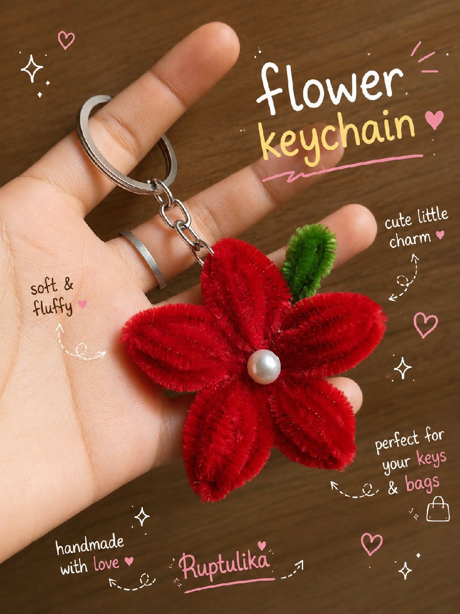 flowers keychain 2