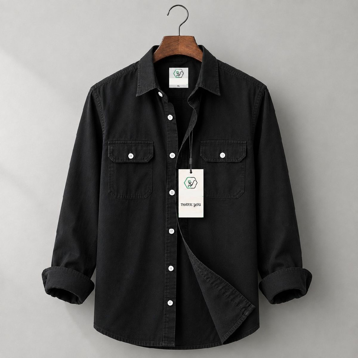 🔥 Premium Double Pocket Oxford Cotton Shirt 👔 3