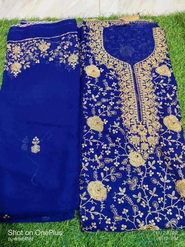 জর্জেট থ্রি পিস কালেকশন 3