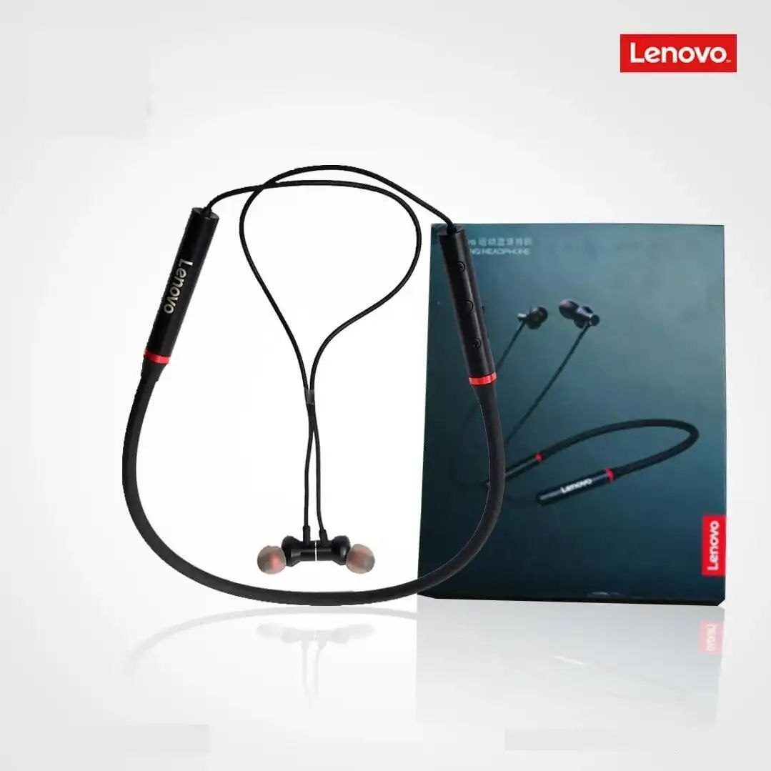 Lenovo Upgraded Hanging NeckEarphones Sports Bluetooth Earphones (6D Surround Sound) 🔴🏃‍♂️ 3