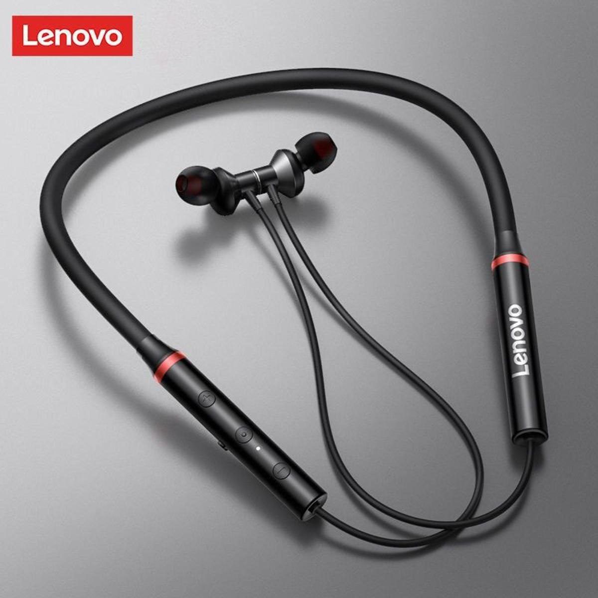 Lenovo Upgraded Hanging NeckEarphones Sports Bluetooth Earphones (6D Surround Sound) 🔴🏃‍♂️ 2