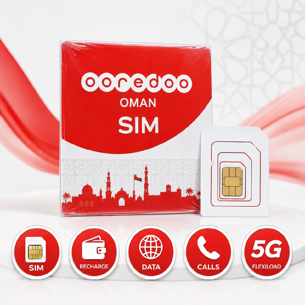 Ooredoo SIM, Recharge & Internet Package 2