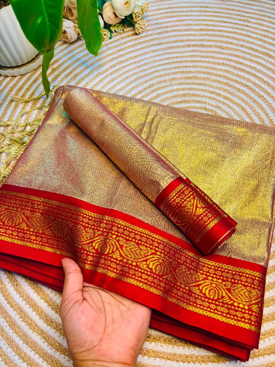 প্রিমিয়াম লামা সিল্ক শাড়ি