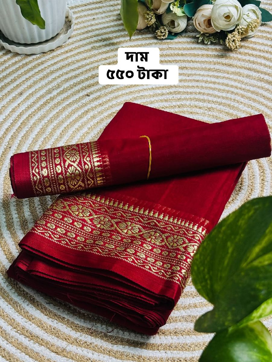 হাফ সিল্ক টাঙ্গাইল শাড়ি 3
