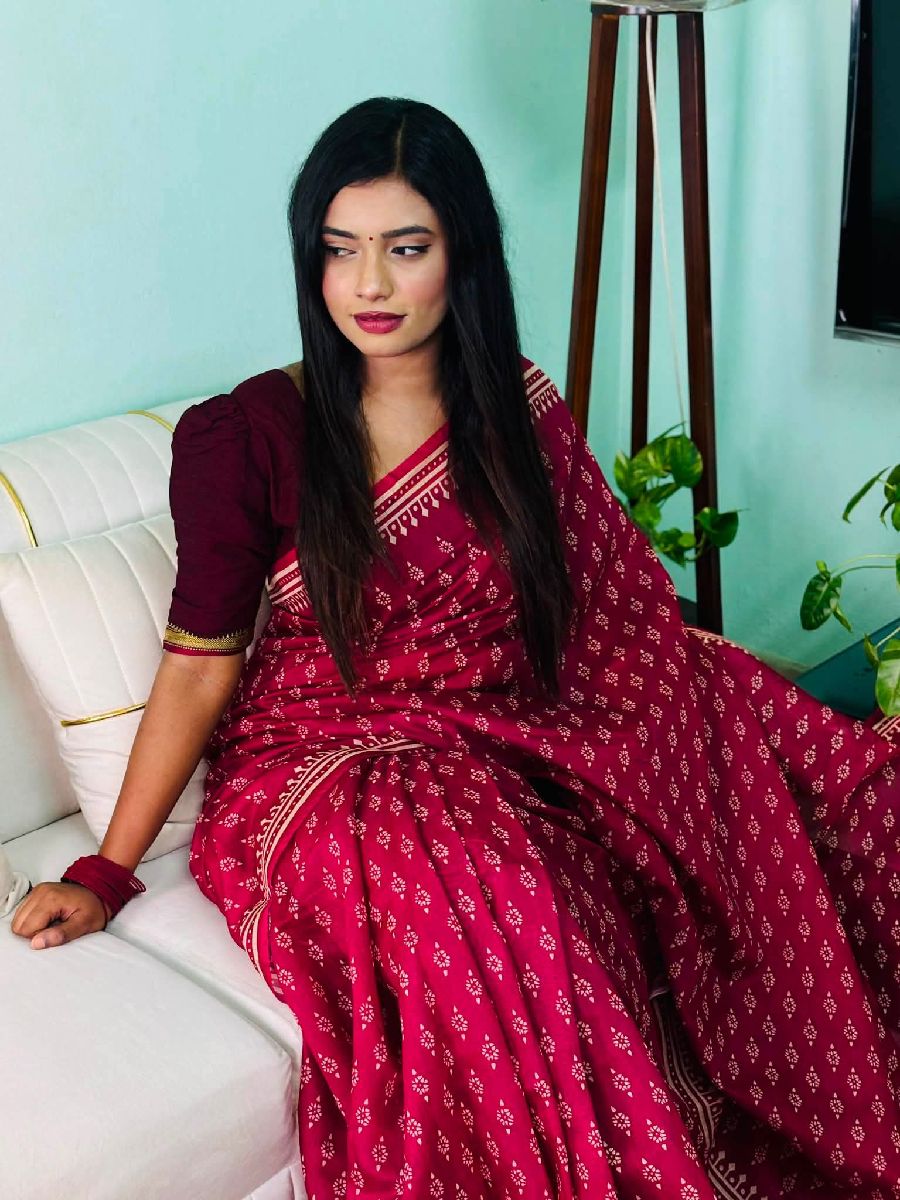 অরজিনাল চান্দেরি সিল্ক শাড়ি 3