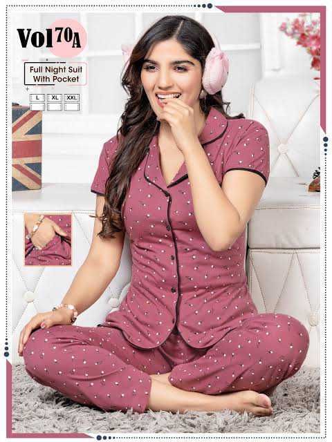 ✅PJ set-👗 ডিটেইলসঃ 3 PCS(ফুল প্যান্ট + শার্ট + শর্টস) 2
