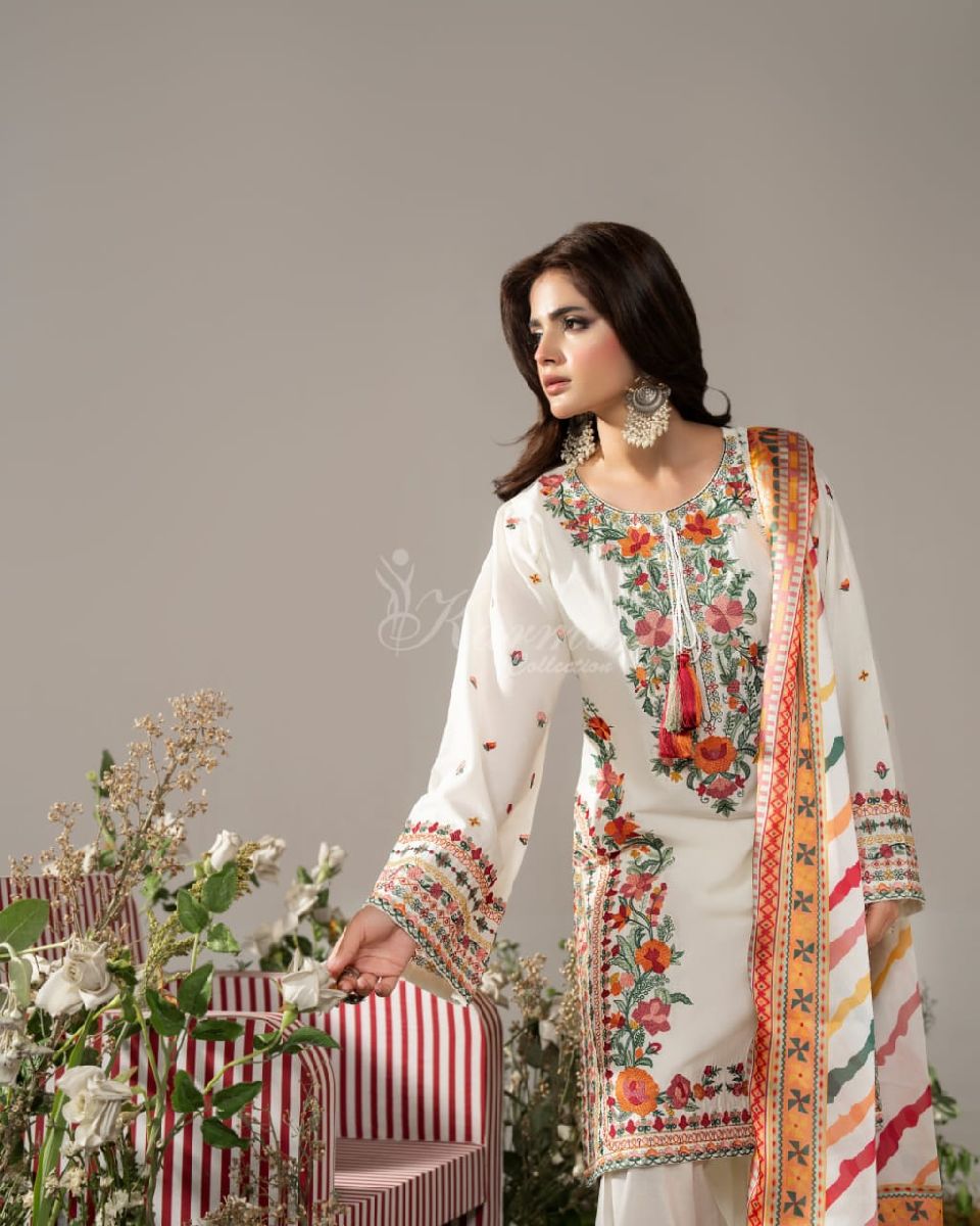White Farsy Dress 3