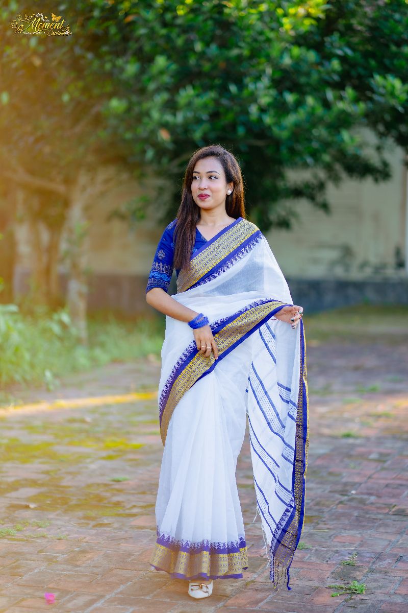 হাফ সিল্ক শাড়ি 2