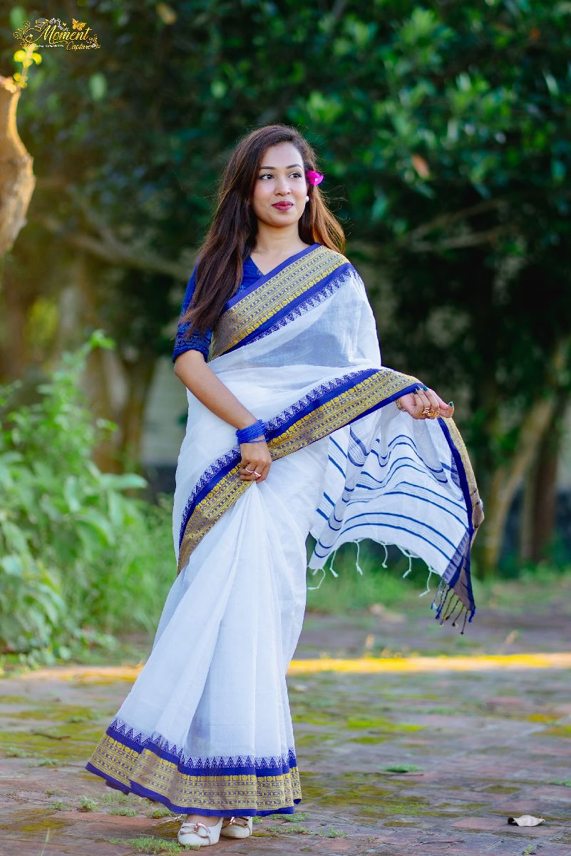 হাফ সিল্ক শাড়ি 3