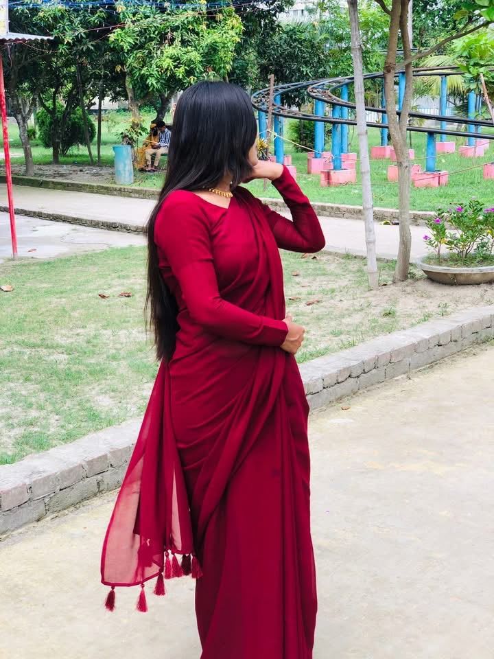 জর্জেট শাড়ি 2