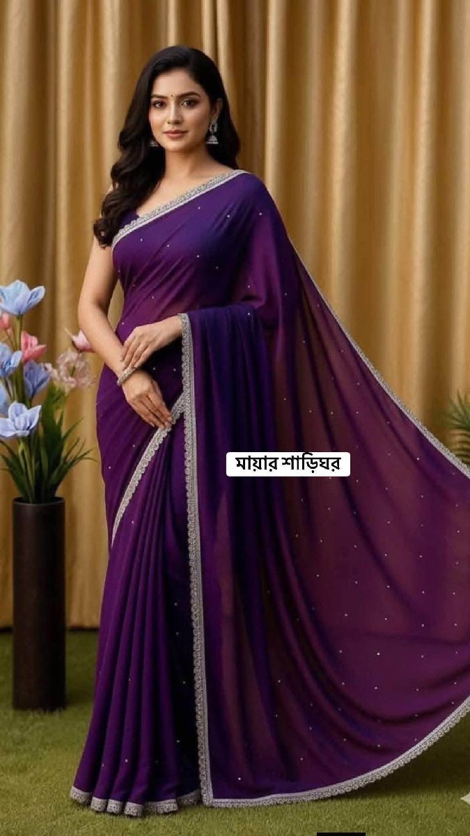 গর্জিয়াস জর্জেট শাড়ি 2
