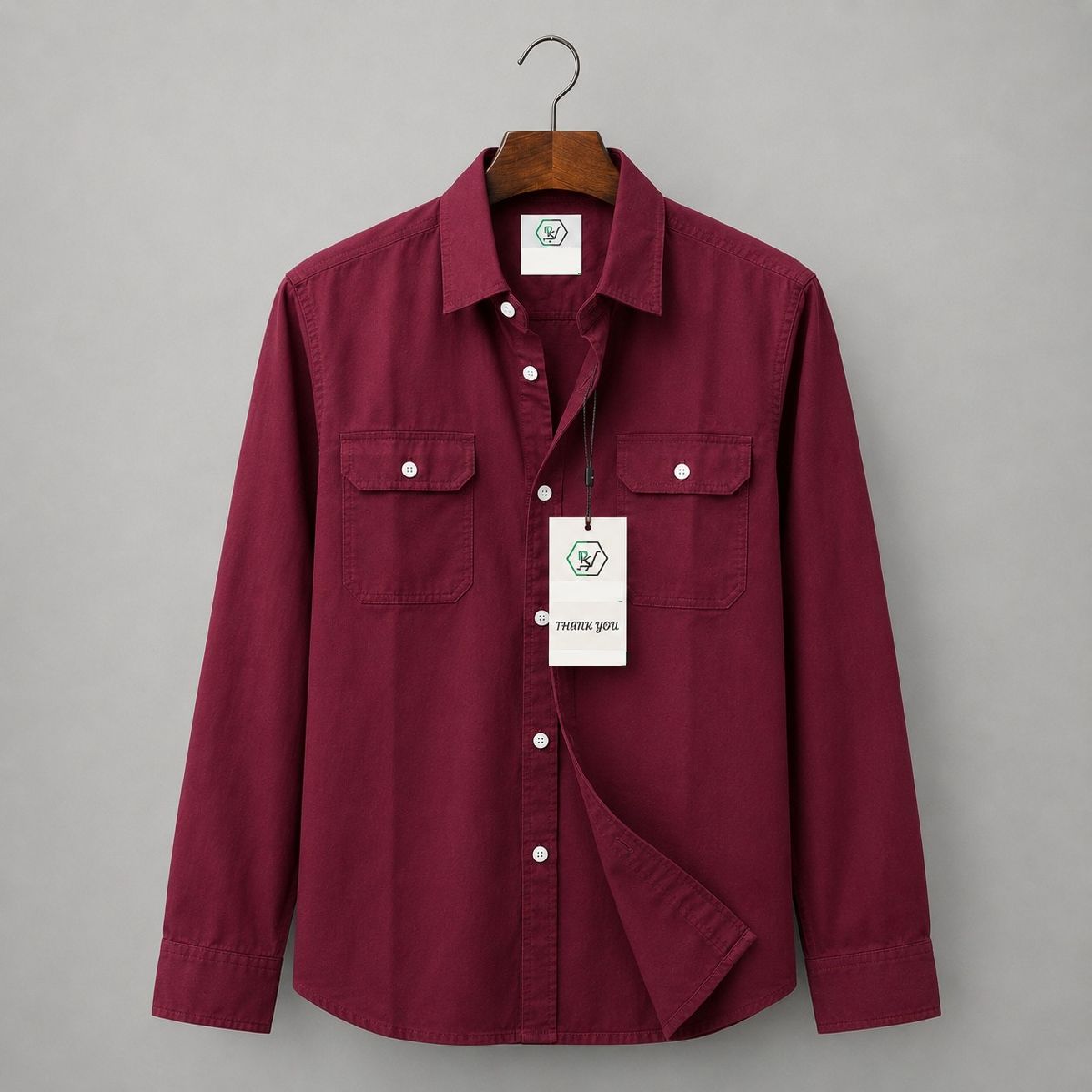 🔥 Premium Double Pocket Oxford Cotton Shirt 👔 3