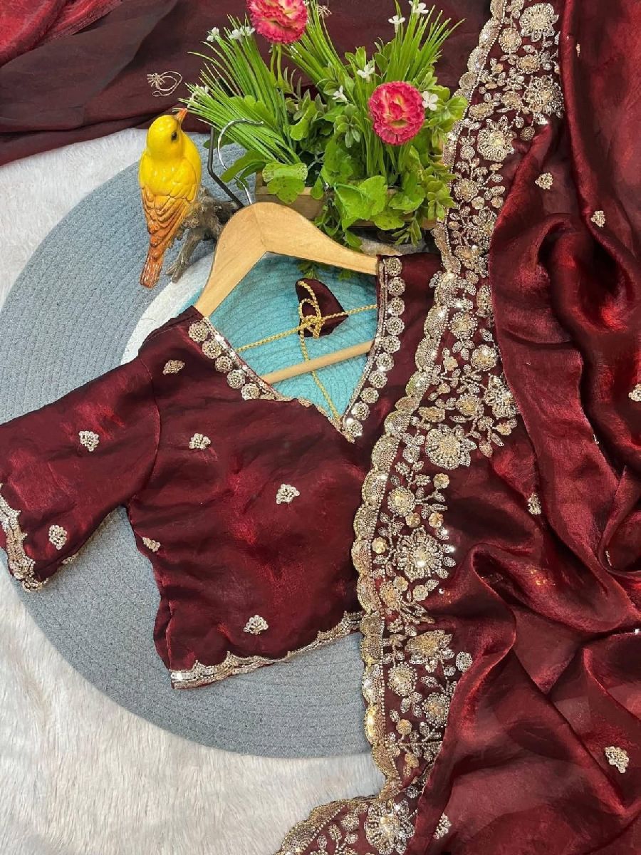 Indian Fendi Silk Saree Collection 2