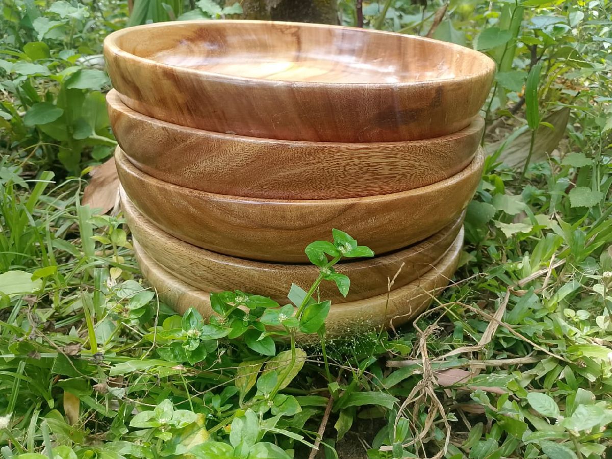 “বাবলা কাঠের তৈরি সুন্নতী প্লেট” 3