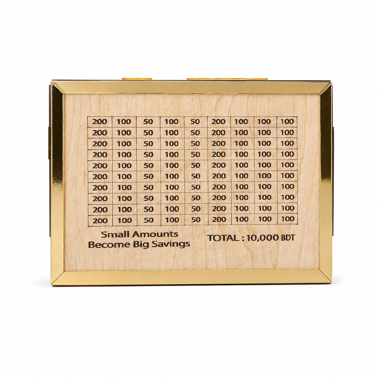 Wooden Money Saving Box (Piggy Bank) 10,000 tk 2