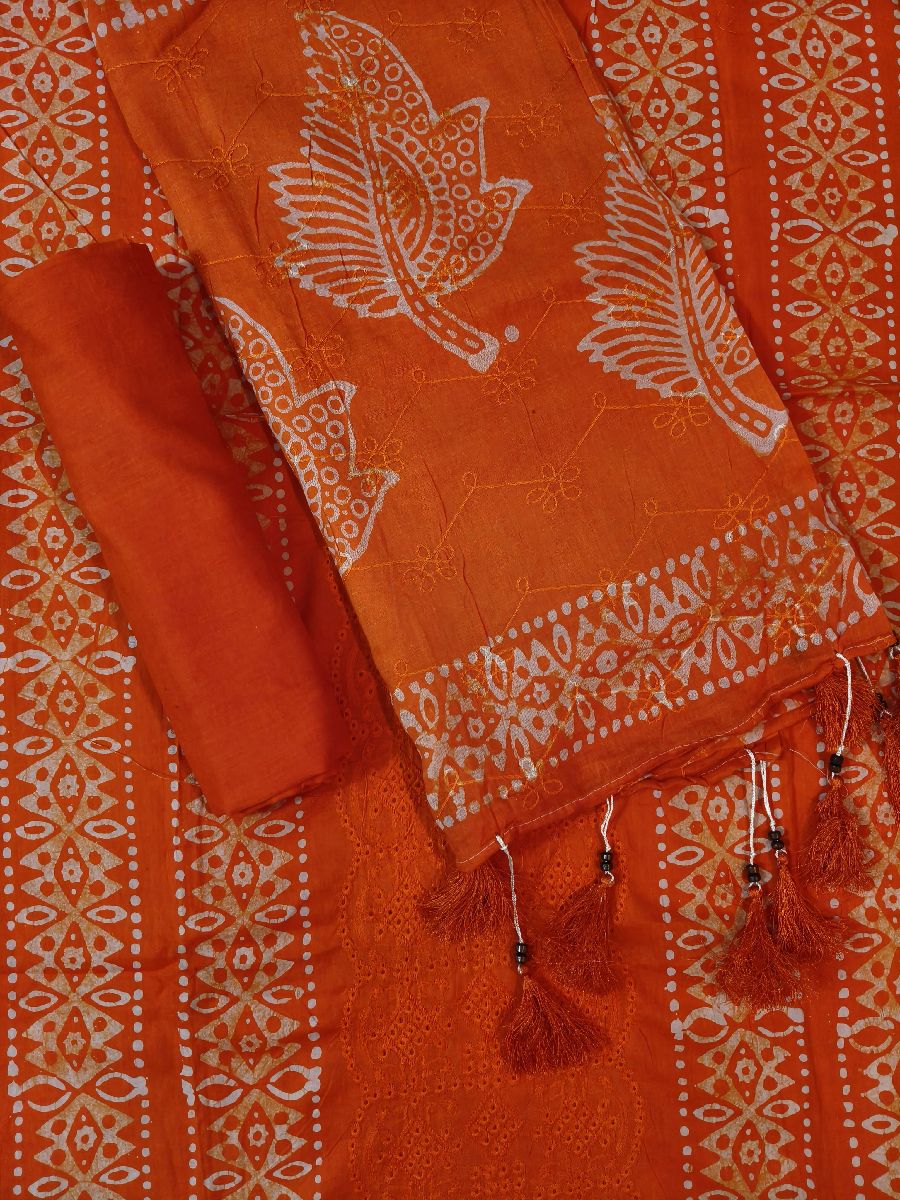 আড়ি কাজের সুতি বাটিক। 2