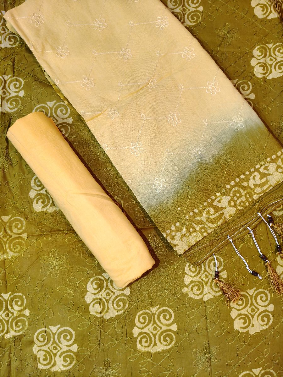 আড়ি কাজের সুতি বাটিক। 3