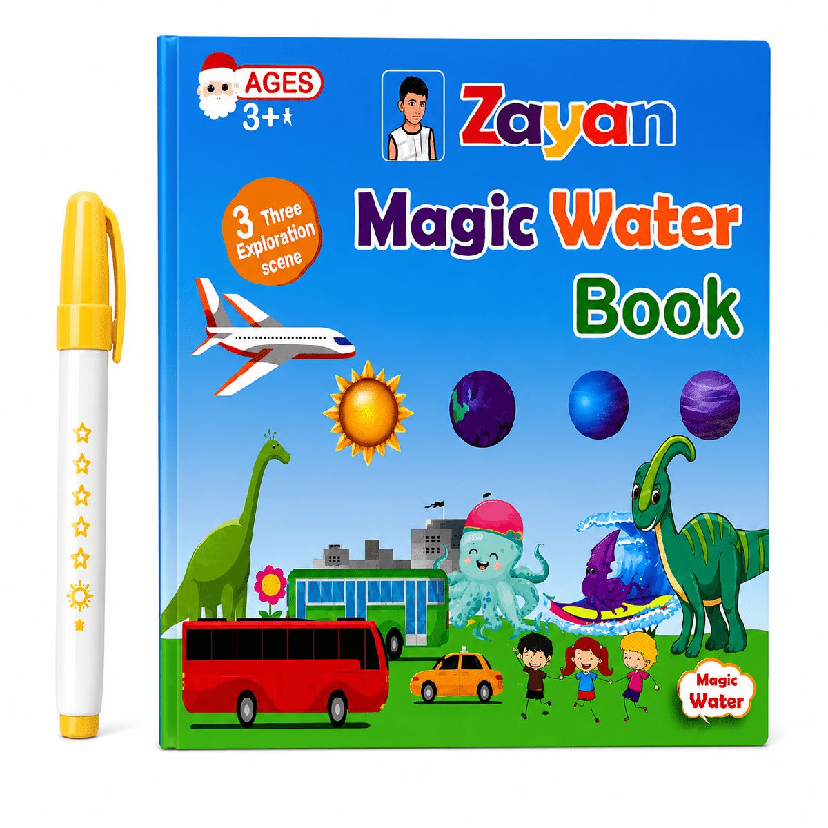 62 Pages Zayan Intelligent Book & LCD Writing Tablet 2