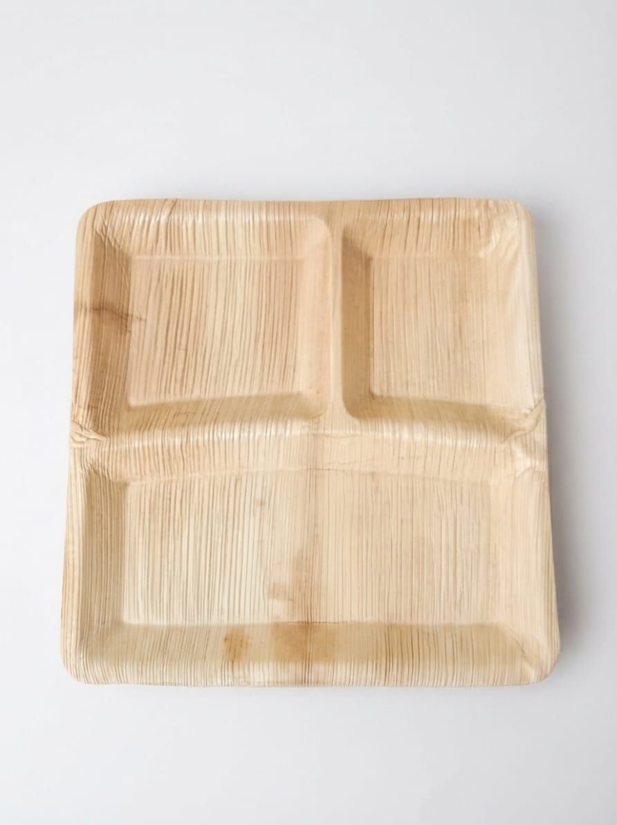 Square Partition Plate — 10 inch