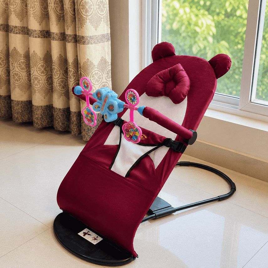 Baby Bouncer with pillow & toy-বালিশ ও খেলনা সহ বেবি বাউন্সার 2