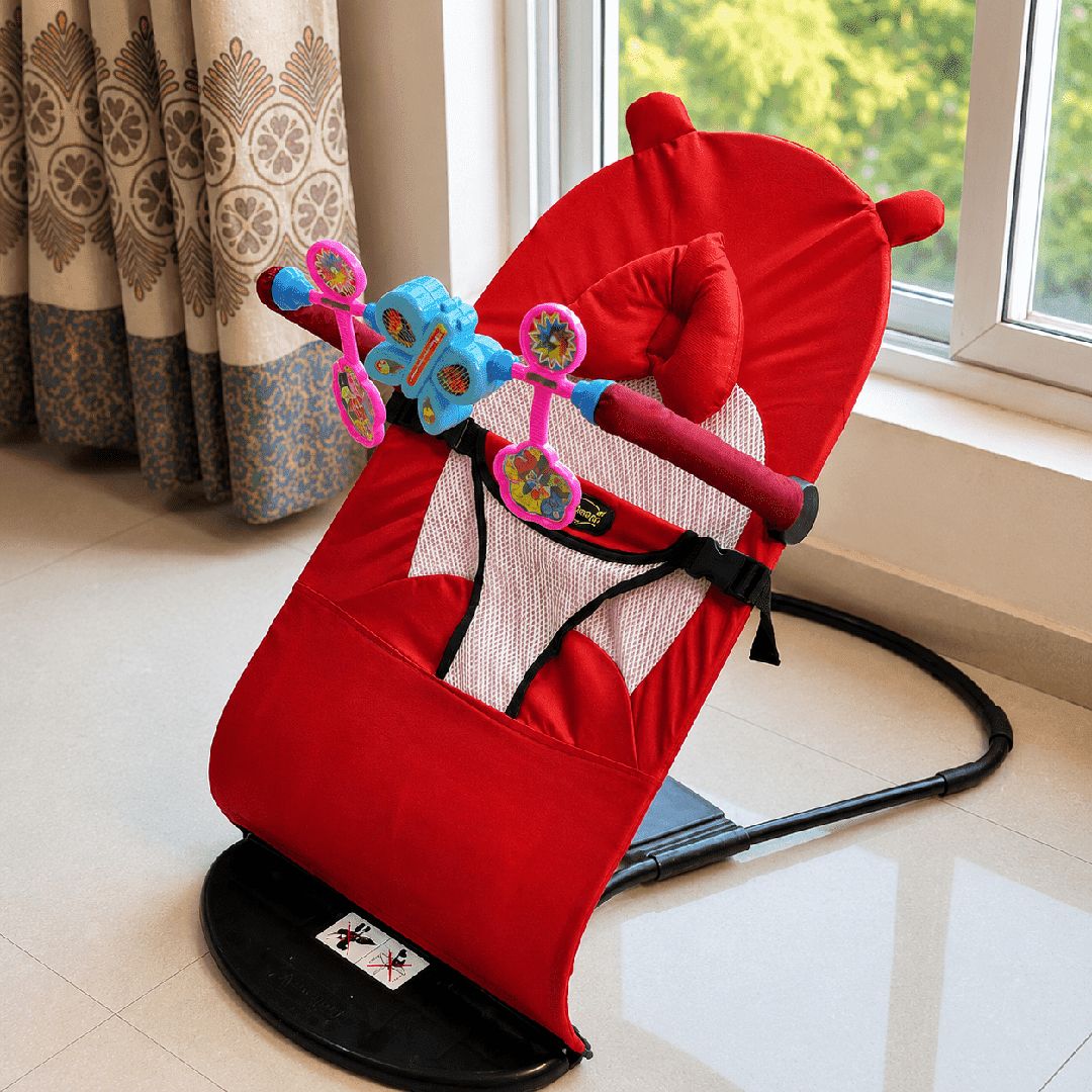 Baby Bouncer with pillow & toy-বালিশ ও খেলনা সহ বেবি বাউন্সার 3