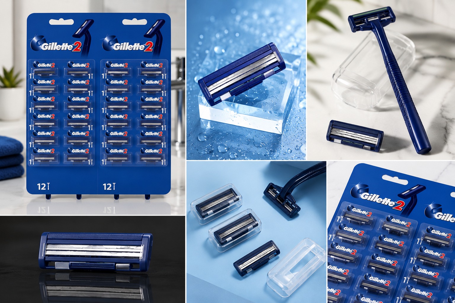 ২৪ পিস Gillette 2 Razor Set 3
