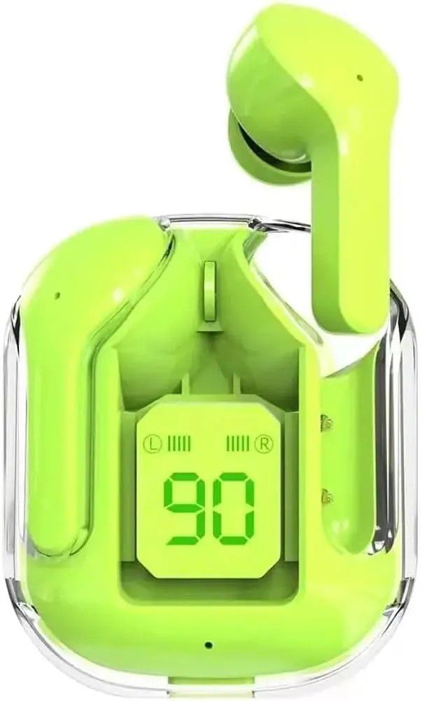 Ultra Pods Pro Bluetooth Earbuds With Display Transparent TWS 2