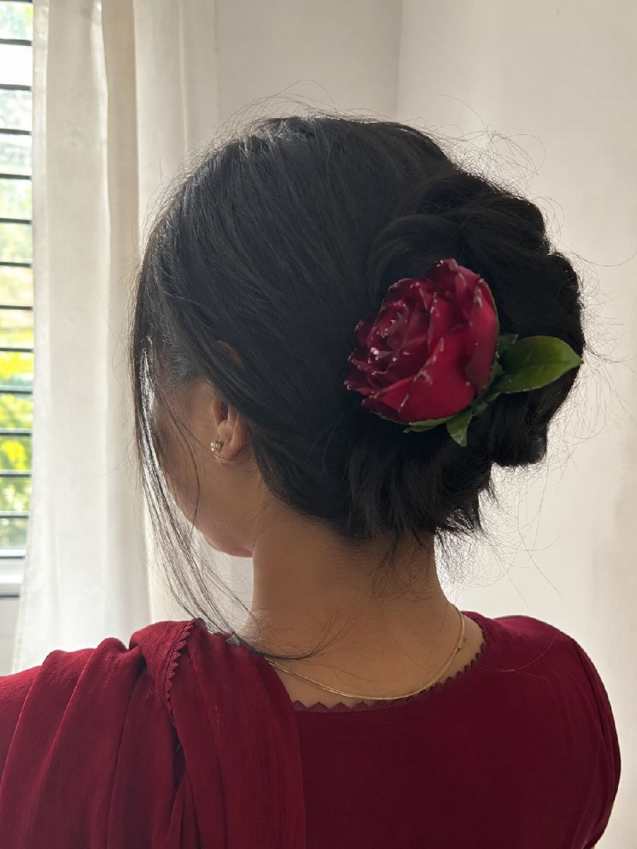 Real Flower hair stick 2