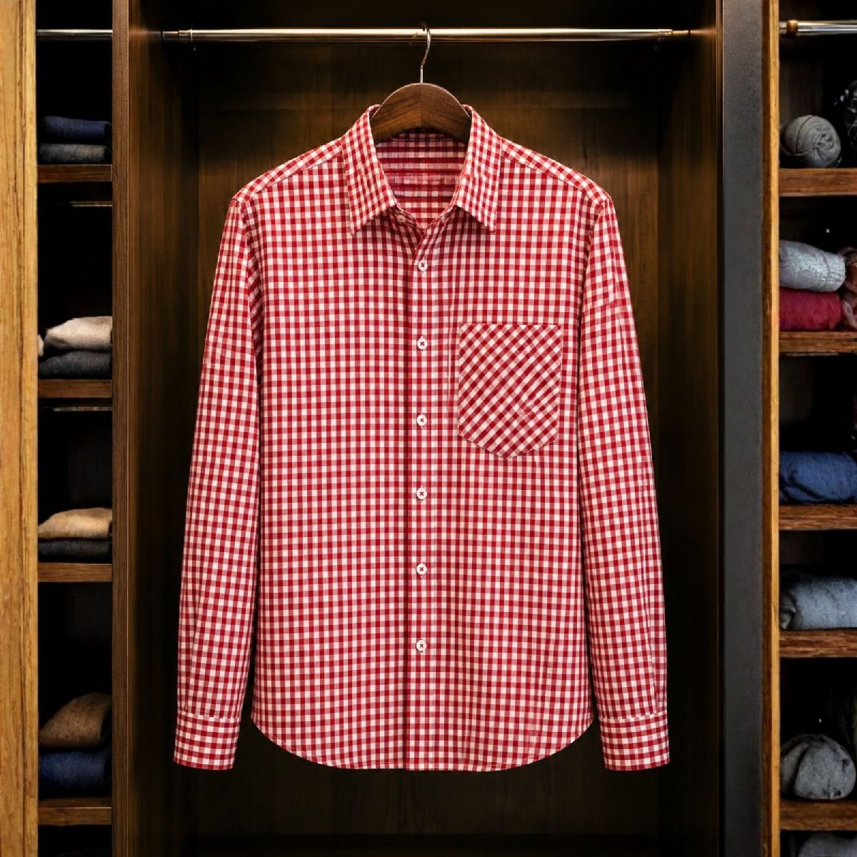 Formal Official Cotton Check Shirt 2