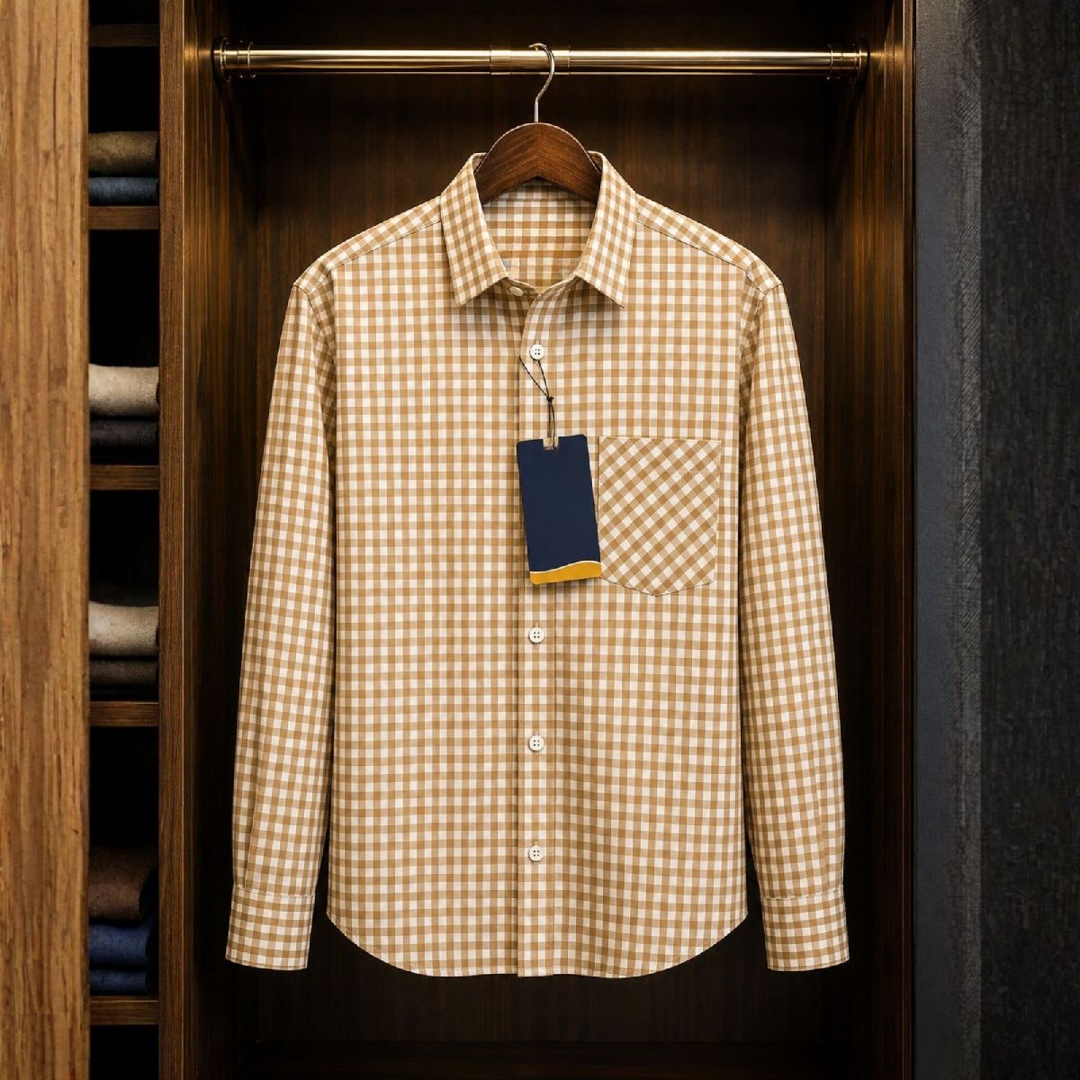 Formal Official Cotton Check Shirt 2