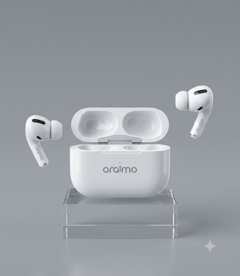 Oraimo AirPods Pro - TWS Wireless Bluetooth 5.0 Earbuds 2
