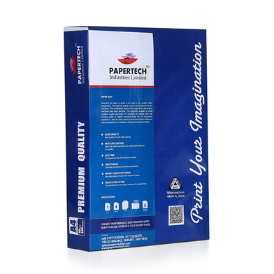 Papertech Offset Paper, A4, 80 GSM (Pack of 500 Sheets) 2
