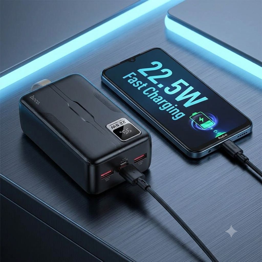 Hoco MMJ25 Resolute 30000mAh Power Bank (22.5W) 2