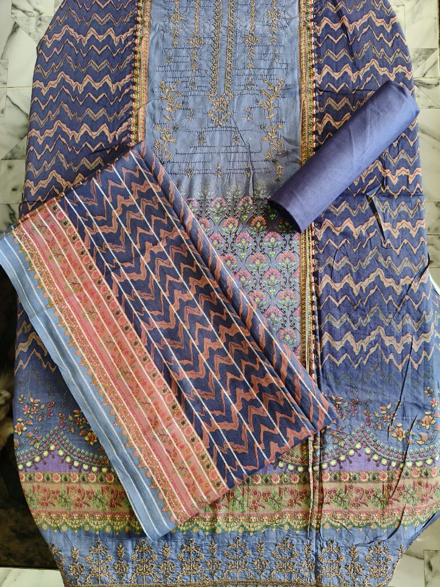 Digital printed cotton dress 2