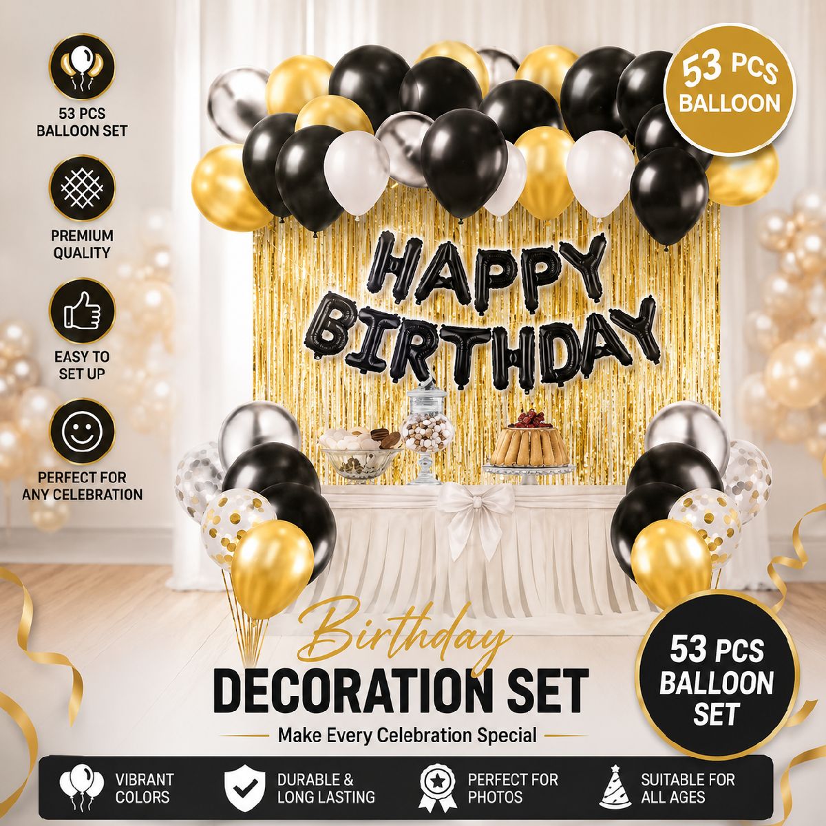 birthday decoration set 🎈🎂✨