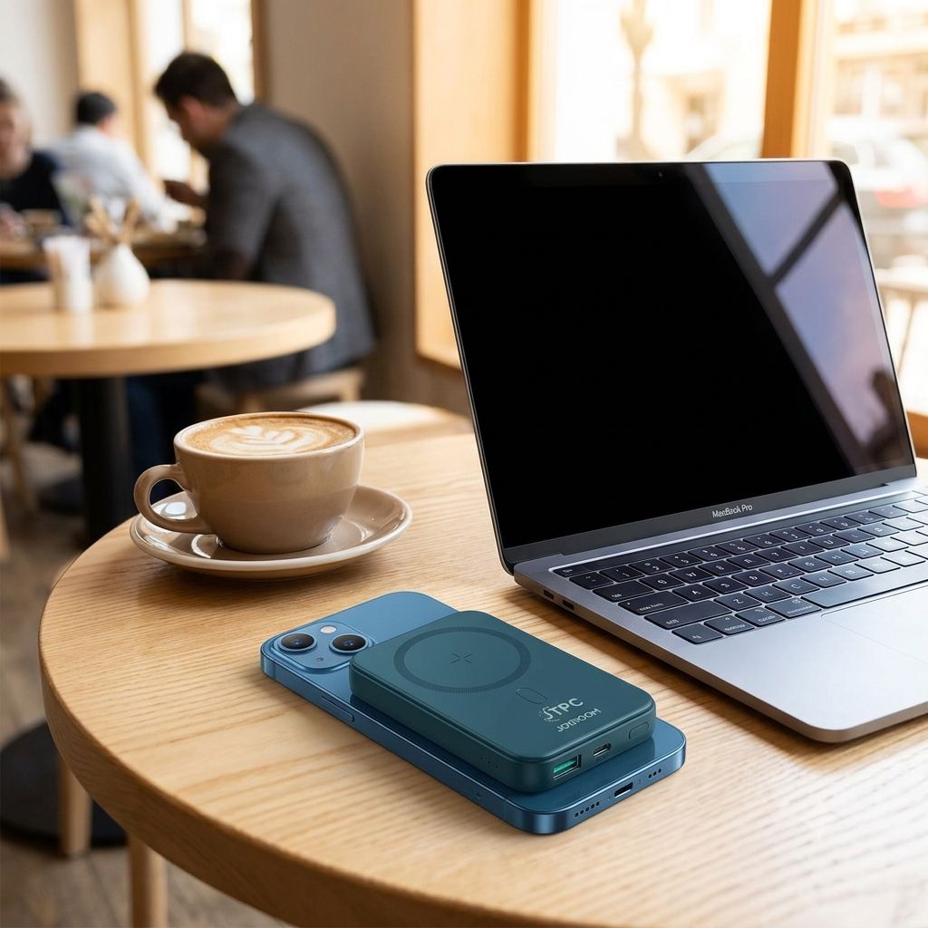 JOYROOM JR-W020 10000mAh 20W Magnetic Wireless Mini Power Bank 3