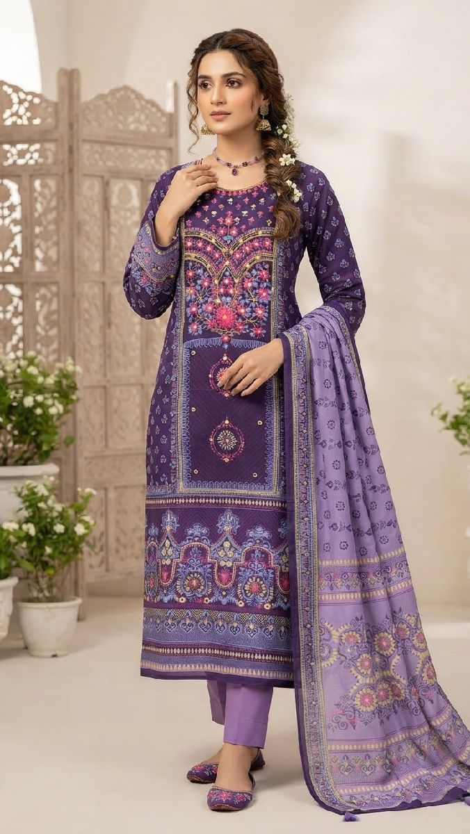 Kar Chupi Boutique Unstitched Three Piece 2