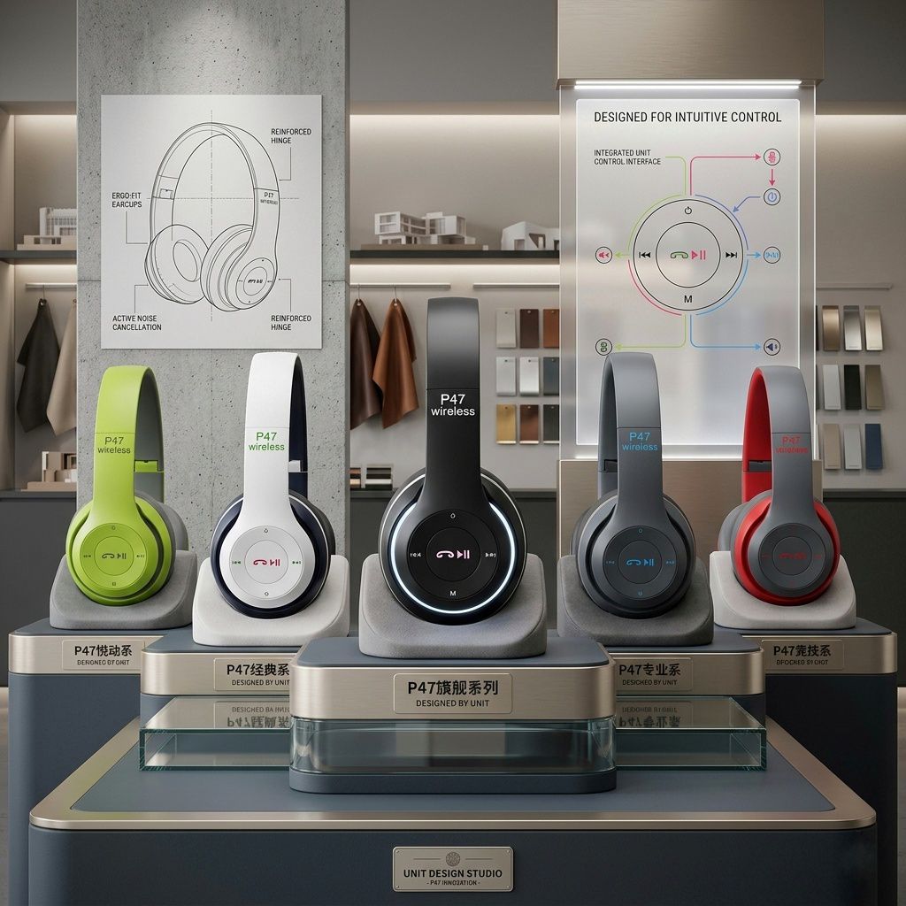 P47 Wireless Bluetooth Headphone 3