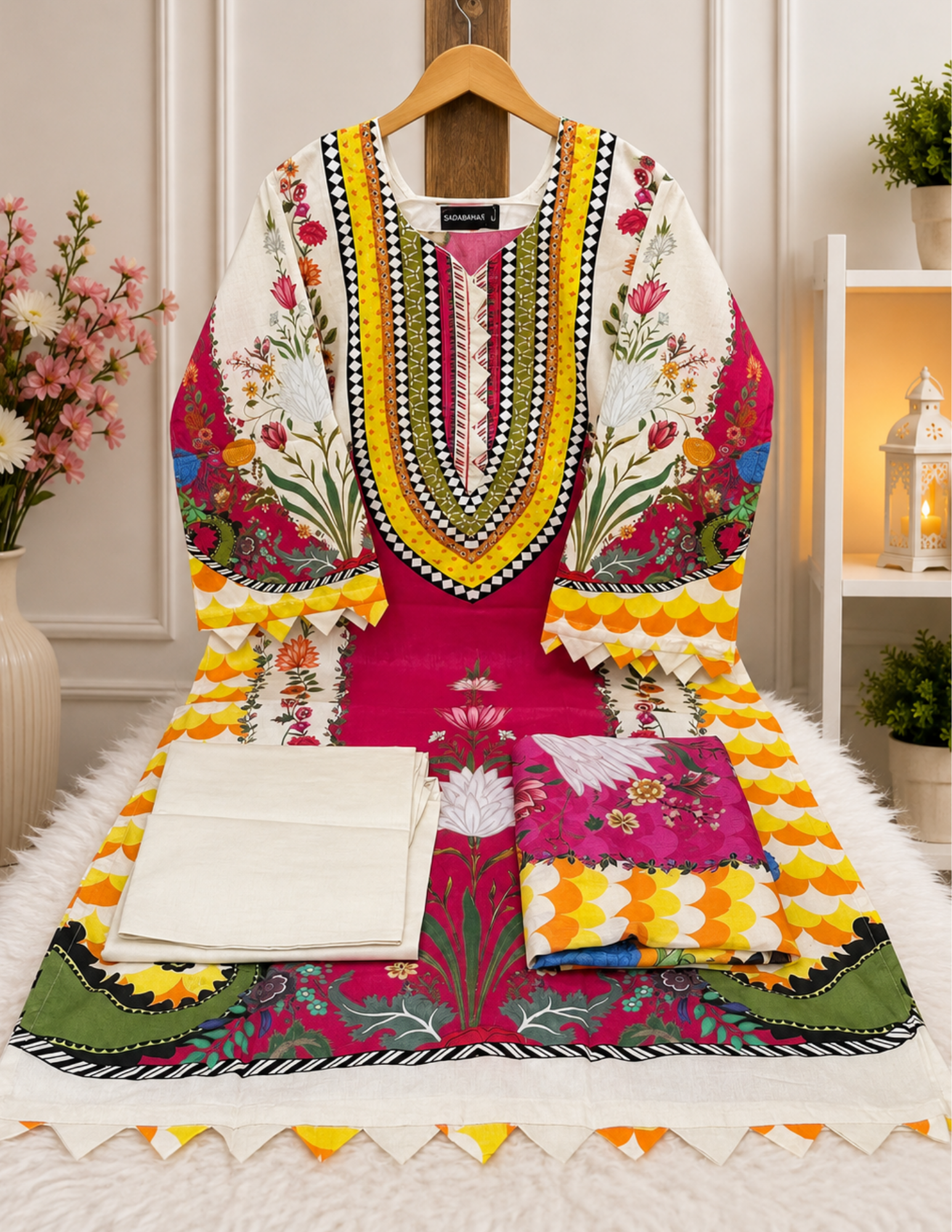 Zamzam Cotton Three Piece 5