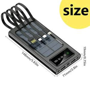 REGRSI Solar Energy Power Bank 20000 mah 3